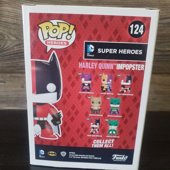 Funko Pop Harley Quinn 124 Imposter Super Heroes Vinyl Action Figure in Box - Picture 2 of 4